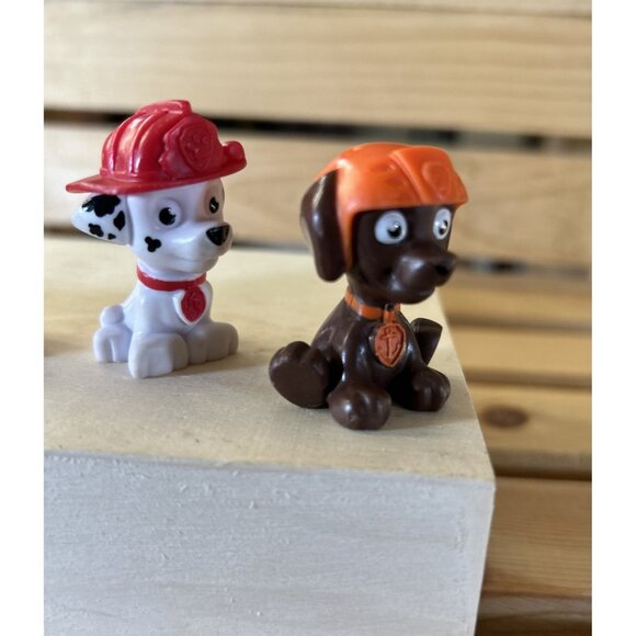 Nickelodeon Paw Patrol Lot of 4 Toy figures cake toppers mini 1.5 inches tall - Picture 5 of 6